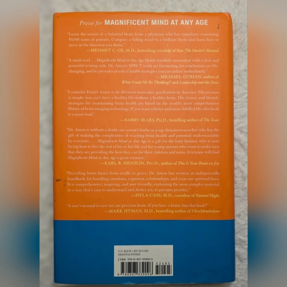 r. Daniel Amen Brain Health Book Bundle : Magnificent Mind & Change your Brain